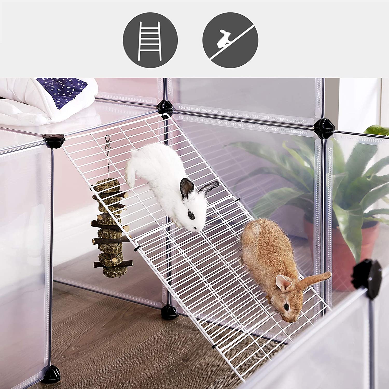 Pet Playpen - Plastic - White - DIY Design for Small Animals