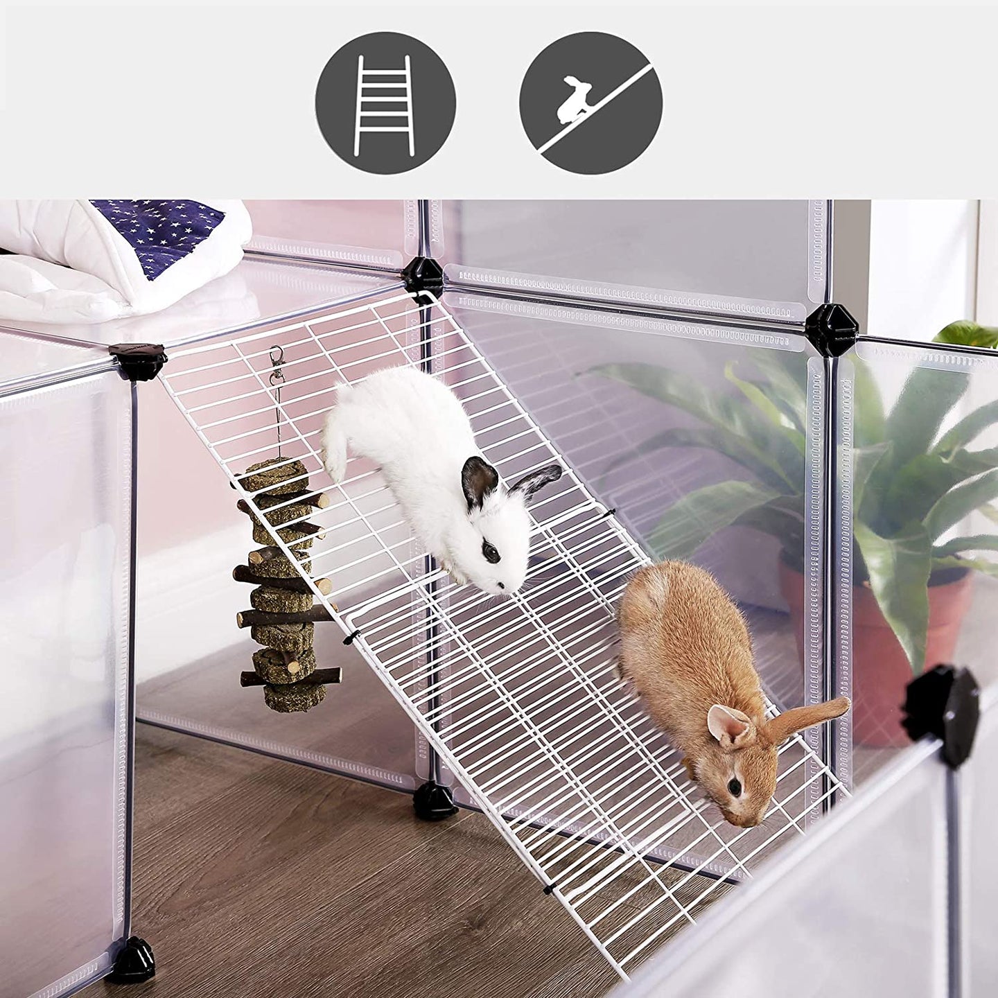 Pet Playpen - Plastic - White - DIY Design for Small Animals