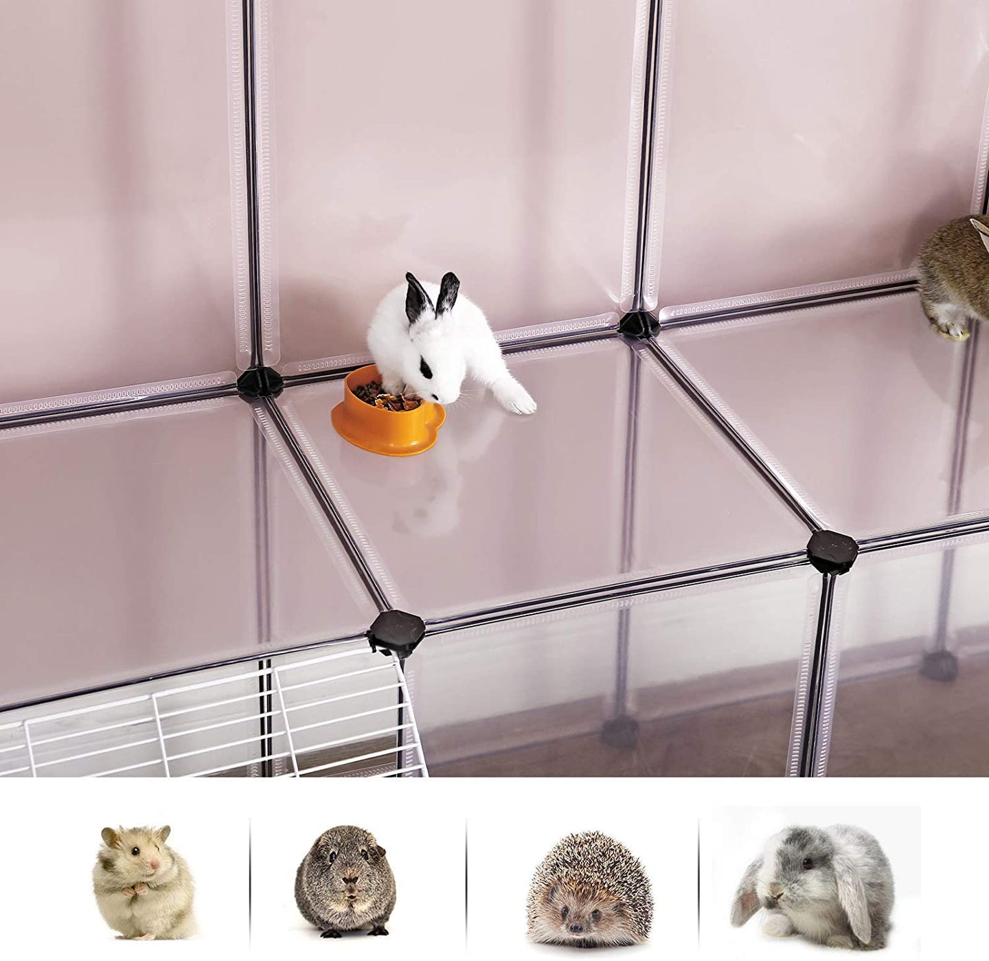 Pet Playpen - Plastic - White - DIY Design for Small Animals
