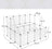Pet Playpen - Plastic - White - DIY Design for Small Animals