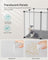 Pet Playpen - Metal - White - Adjustable DIY Enclosure with Floor