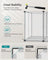 Pet Playpen - Metal - White - Adjustable DIY Enclosure with Floor