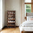 Modular Shoe Storage Shelf - 10-Tier with Doors - Plastic - Rustic Brown