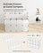 Pet Playpen - Metal - White - DIY Adjustable 20-Panel Enclosure for Small Animals