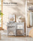 Interlocking Shoe Rack - Plastic - Cloud White - Modular 4-Slot Storage Unit with Doors