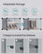 Shoe Rack - Plastic - Slate Grey - Interlocking 6-Slot Storage Unit with Doors