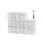 Modular Shoe Storage Cabinet - Plastic - White - 8-Slot Design with Doors