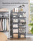 Modular Shoe Rack - Steel - Slate Grey - 10-Slot Design with Doors