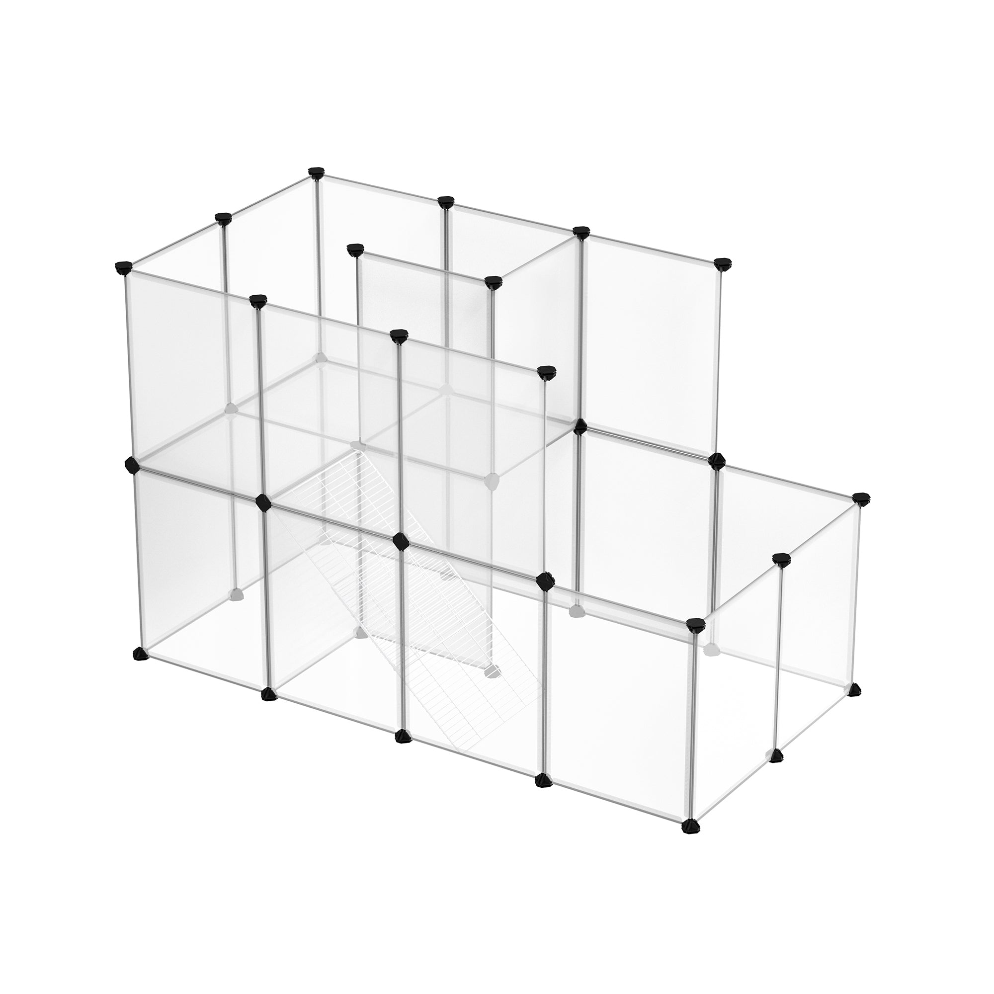 Modular Pet Playpen - Plastic - White - DIY Design
