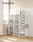 Interlocking Shoe Rack - Plastic - Cloud White - Modular 4-Slot Storage Unit with Doors
