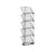 Shoe Rack - 5-Tier - PET Plastic - Slim Design