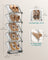 5-Tier Slim Sloping Shoe Racks - 24.5L - PET Plastic - Space Saving