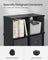 Cube Storage Unit - Non-Woven Fabric - Black and Grey - Customisable Shape with Storage Boxes
