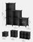 6-Cube Storage Organizer - MDF - Ink Black - Interlocking Design