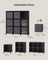 Cube Organizer - Non-Woven Fabric - Ink Black and Dove Grey - Customizable Shape with 9 Storage Boxes