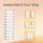 Cube Organizer - Semi-transparent White - LPC
