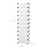 10 Tiers Cube Organiser - PP plastic + ABS plastic - Transparent