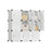 9 Cube Storage Organizer - Quality Plastic - White - Stable and Easy to Assemble