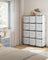Cube Storage Organiser - Non-Woven Fabric - Cloud White - Customisable Shape with 12 Storage Boxes