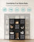 Cube Storage Organiser - Non-Woven Fabric - Ink Black and Dove Grey - Customisable Design with 16 Storage Boxes