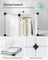 Cube Storage Organiser - Plastic - Cloud White - Large 6-Cube Design with Feet