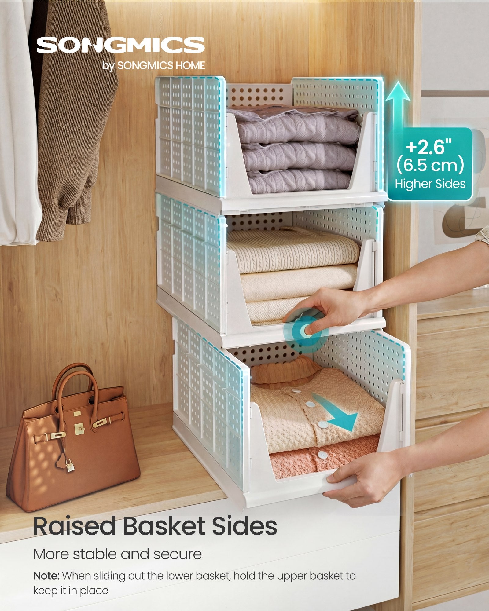 Storage Cabinet - With Doors and Adjustable Shelves - White