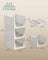 Storage Cabinet - With Doors and Adjustable Shelves - White