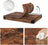 16-Cube Storage Organizer - PP Plastic - Rustic Brown - Stackable DIY Shelving System