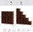 16-Cube Storage Organizer - PP Plastic - Rustic Brown - Stackable DIY Shelving System