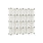 16-Cube Storage Unit - PP Plastic - Cream White - Stackable and Customizable Design