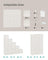 16-Cube Plastic Stackable Storage Unit - Cream White - Multi-Functional Organizer for Clothes