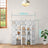 Storage Unit - Plastic - Black - 16-Cube Rack with Doors