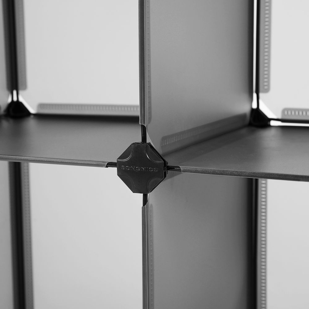 Shoe Rack - 16-Cube - PP Plastic - Interlocking Design
