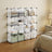 Modular Closet Cabinet - 16-Cube - PP Plastic Panels with Metal Frame - Customizable Design