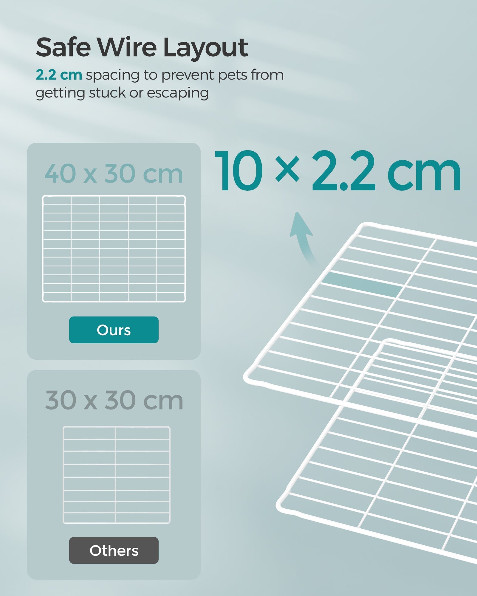 Metal DIY Guinea Pig Cage - White - Modular