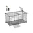 Small Animal Cage - Metal - Black - Easy to Clean with Top and Two Doors