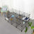 Pet Playpen - Metal - Black - 2 Floors Customisable with Indoor Use