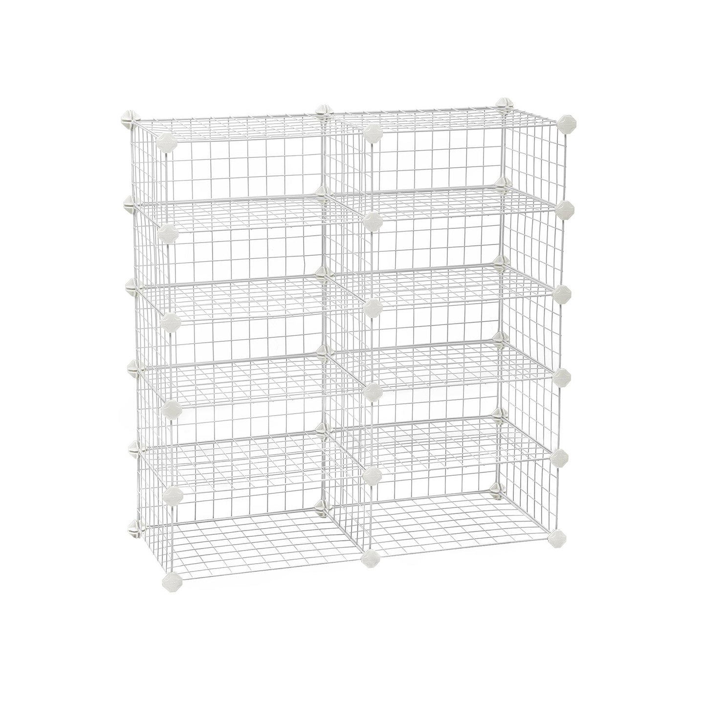 Shoe Rack - Metal - Black - Modular DIY Interlocking Design