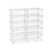 Shoe Rack - Metal - Black - Modular DIY Interlocking Design