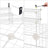 Shoe Rack - Metal - Black - Modular DIY Interlocking Design