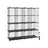 16 Cube Metal Wire Storage Organiser - White - Modular DIY Design