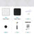 Metal Wire Cube Organizer - Metal - White - Modular Design with 16 Cubes