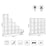 16 Cube Metal Wire Storage Organiser - White - Modular DIY Design