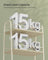 Storage Trolley - 31.9" - Particleboard - 3-Tier Rolling Design
