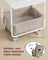 Storage Trolley - 30L - Particleboard - 3-Tier Rolling Design