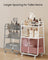 Storage Trolley - 30L - Particleboard - 3-Tier Rolling Design