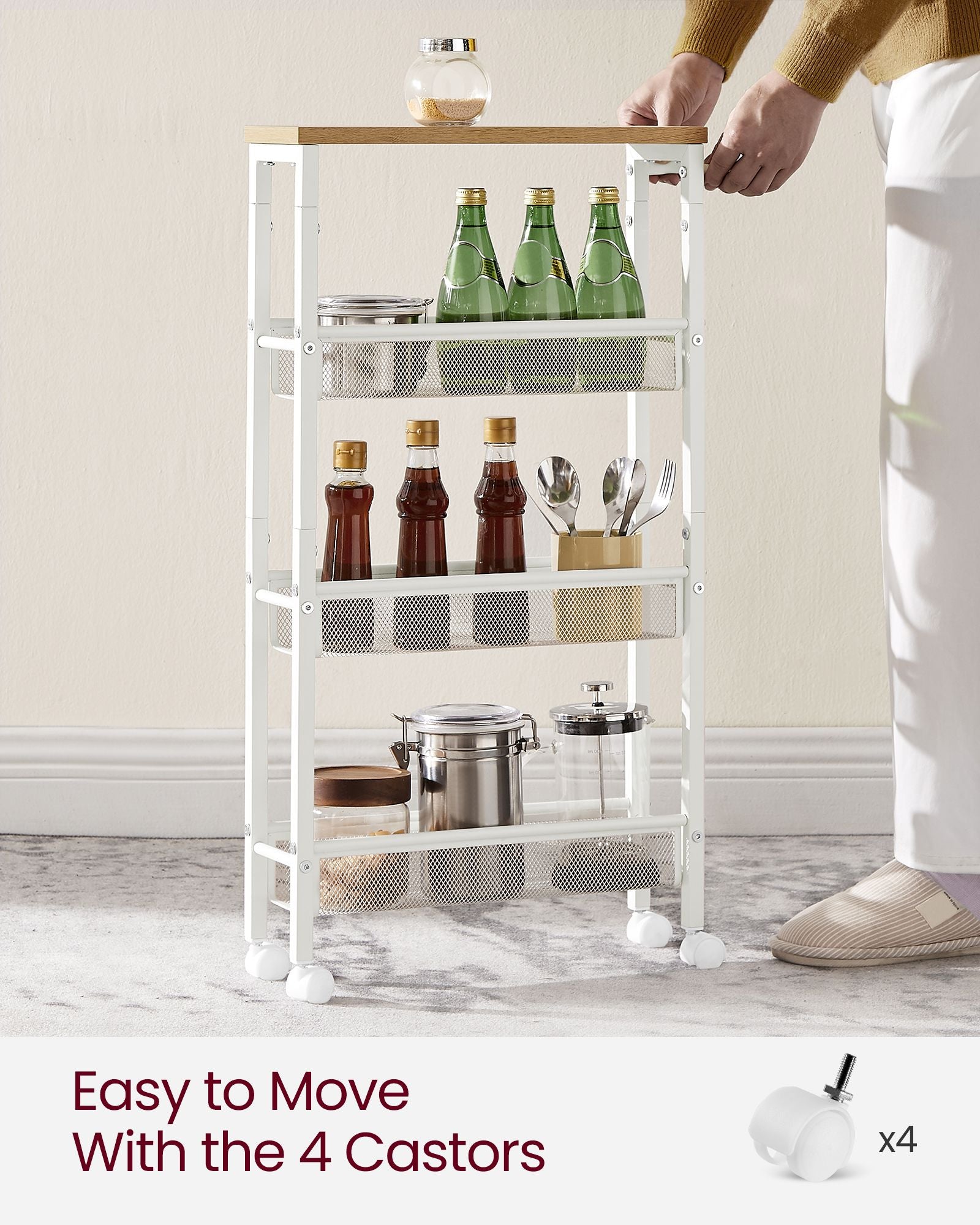 Kitchen Cart - Steel - N/A