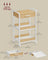 Rolling Storage Trolley - Golden Oak - Wooden