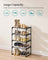 4-Tier Shoe Rack - Holds Up to 20 Pairs - Metal - Black