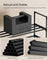 4-Tier Shoe Rack - Holds Up to 20 Pairs - Metal - Black